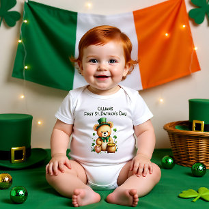 Body 1er jour de la Saint-Patrick de bébé, Petit Chance
