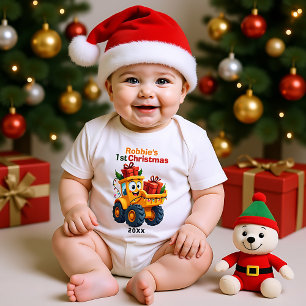 Body 1er Noël de Robbie, texte personnalisé, chargement