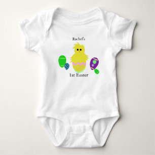 Body 1er Pâques Jaune Chick Green