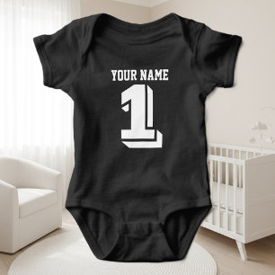 Body 1St Anniversaire maillot de football numéro bébé
