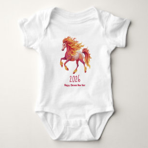 Body 2026 Cheval Fougueux – Bonne Année Chinoise