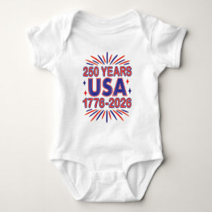 Body 250 ans USA Semiquinentenaire 1776-2026