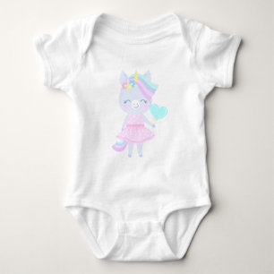 Body 3e anniversaire Baby Bodysuit avec une licorne drô