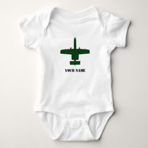 Body A-10 Camo de guerre Silhouette Green Avion