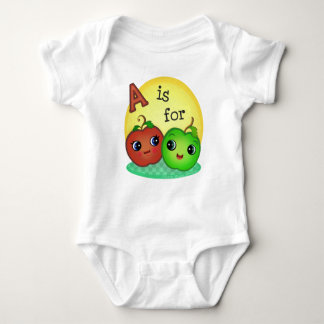Body "A est bébé pour pommes"/T-shirt/plante grimpante