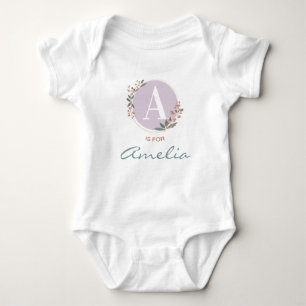 Body A est pour Amelia (ou Nom personnalisé) Baby Girl 