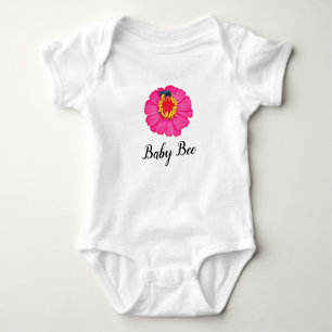 Body Abeille de bébé rose