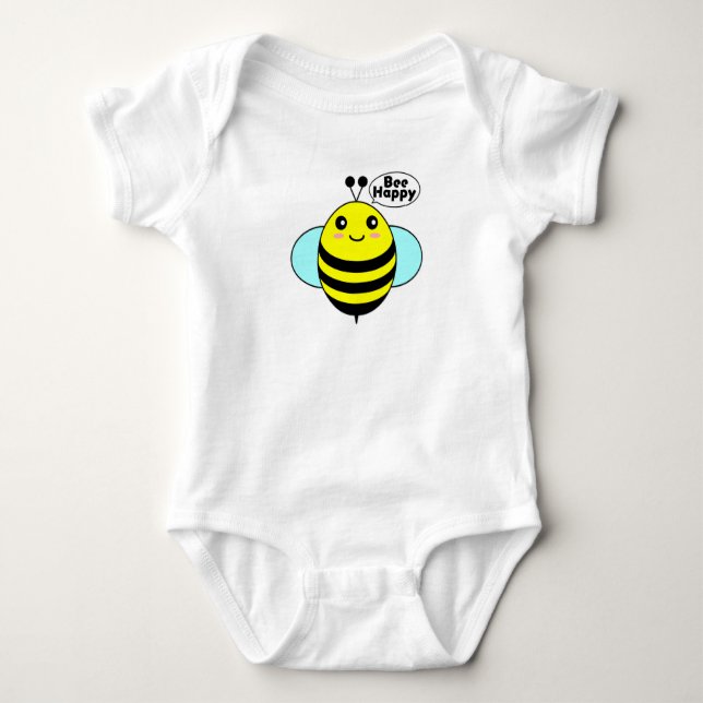 Body Abeille Heureuse (Devant)