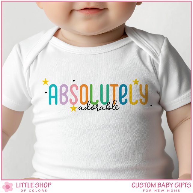 Body Absolument Adorable Texte Personnalisé (Créateur téléchargé)