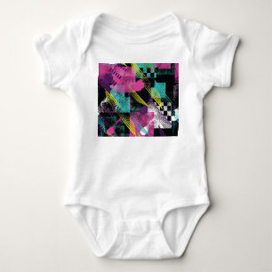 Body Abstrait sans soudure, filles garçons mode, coloré