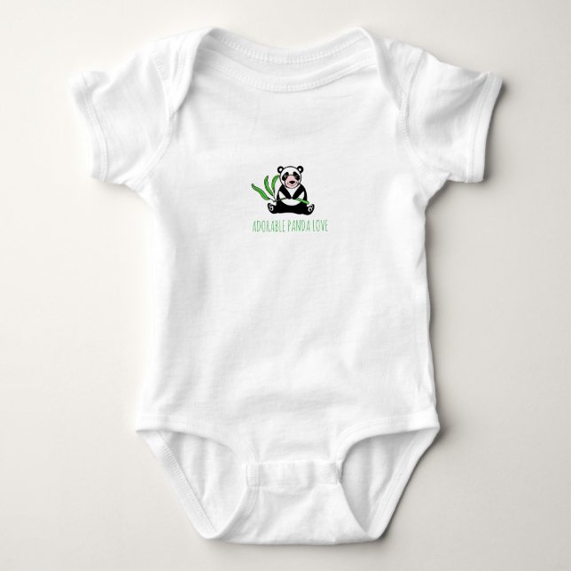 Body Adorable amour panda (Devant)