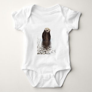 Body adorable animal de loutre moelleuse mignonne
