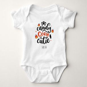 Body Adorable "Candy Corn Cutie" Monogramme Nom