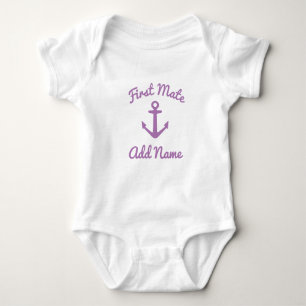 Body Adorable combinaison bébé rose ancre premier offic