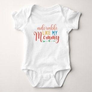Body Adorable Comme Ma Maman Citation Citation Bodysuit