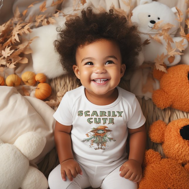 Body Adorable Halloween "Scarily mignonne" (Adorable Scarily Cute baby bodysuit)