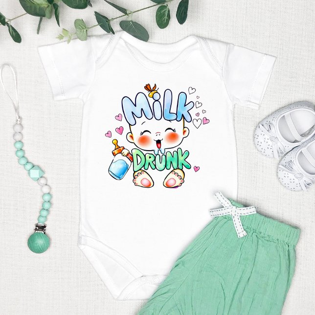 Body Adorable "Lait ivre" Drôle (Créateur téléchargé)