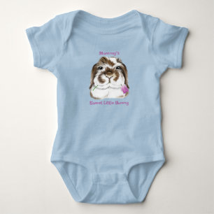 Body Adorable lapin de flop flou avec Bod de bébé de tu