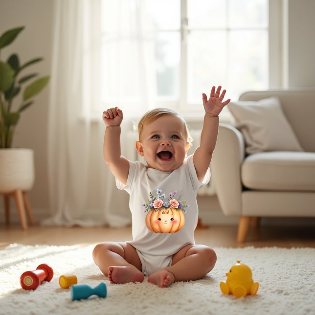 Body Adorable Petit Citrouille 1er anniversaire Célébra (Créateur téléchargé)