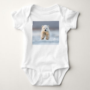 Body Adorable Polar Bear Cub Baby Bodysuit
