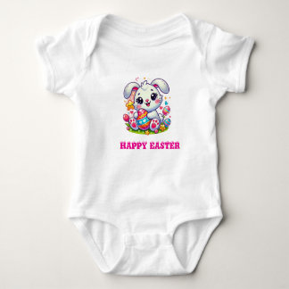 Body Adorable T-shirt Lapin De Pâques Pour Bébés