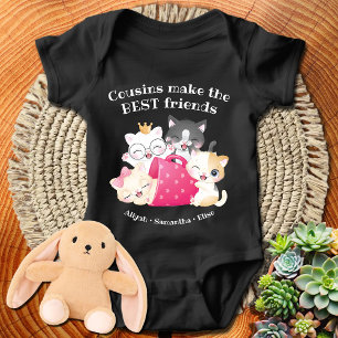 Body Adorables Chats Cousins Font les Meilleurs Amis Su