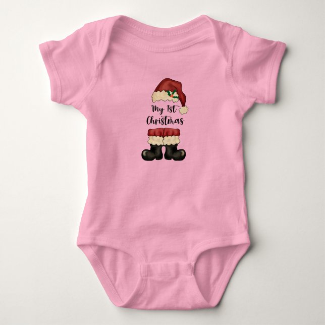 Body Adorables Noël Mon premier bébé de Noël (Devant)