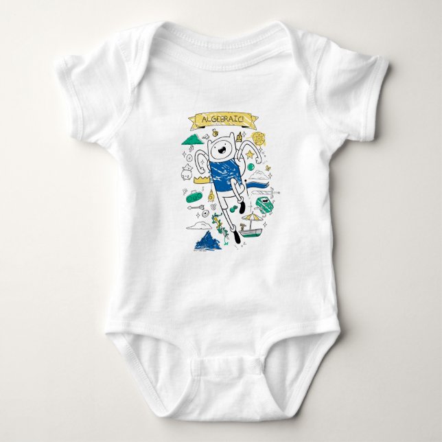 Body Adventure Time | "Algebraic" Finn Sketch T-Shirt (Devant)