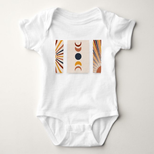 Body Affiches Abstraites de la lune Sun Boho (Devant)
