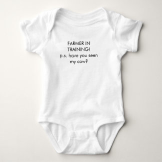 Body Agriculteur dans la chemise de formation (bébé)