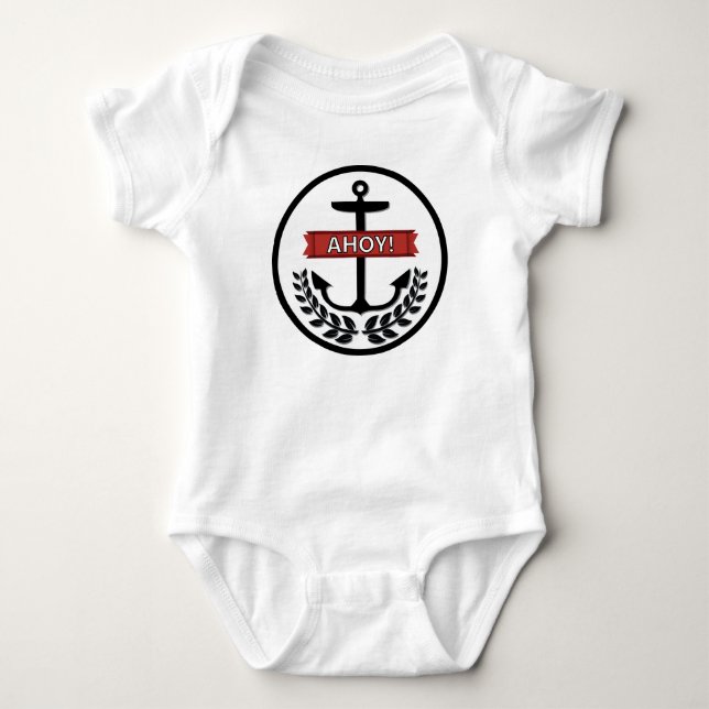 Body Ahoy - Bodysuit Baby Jersey  (Devant)