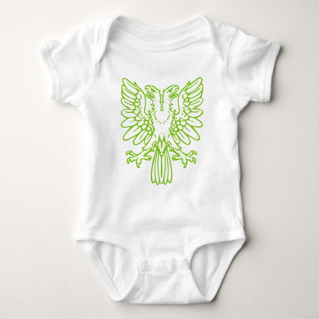 Body Aigle à deux têtes - Martian Green (Devant)