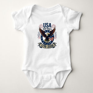 Body Aigle Américain Patriotique 250 Ans 1776-2026