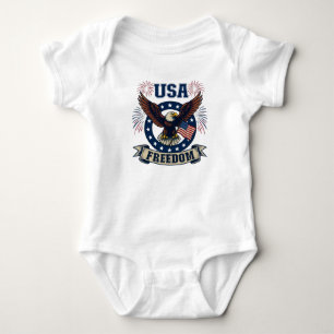 Body Aigle américain patriotique USA Liberté