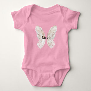 Body Ailes de papillon rose joli