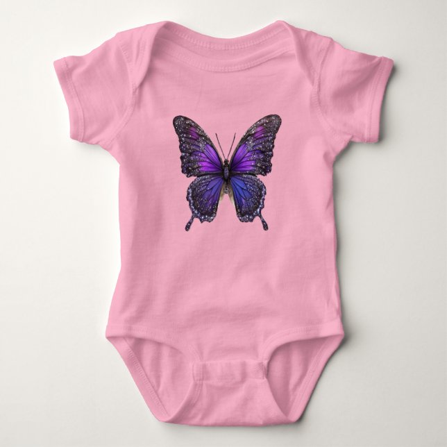Body Ailes rides : Papillon pourpre (Devant)