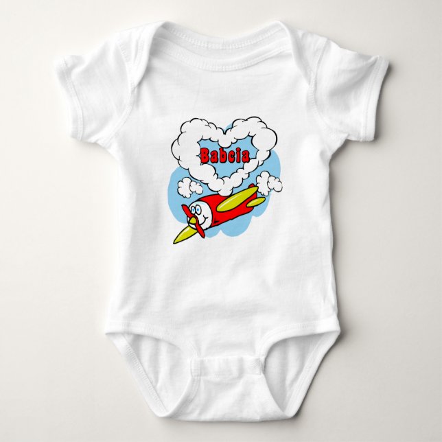 Body Aimer Babcia Enfants Avion (Devant)