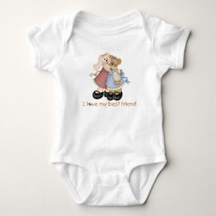 Body Aimer Mon Meilleur Ami Bunny et bébé en peluche