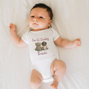 Body Ajouter le nom de bébé à ce cow-boy et à cet ours