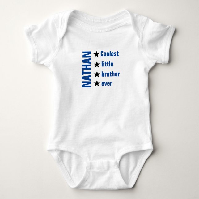 Body Ajouter Votre Nom Bébé Jersey Bodysuit (Devant)