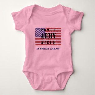 Body Ajoutez la chemise de Name Proud Army Niece de