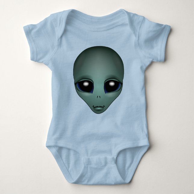 Body Alien biologique Chemise bébé mignonne Alien chemi (Devant)