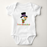 Body Allemand Christmas Snowman<br><div class="desc">Allemand Christmas Snowman pour les enfants. Dites "Joyeux Noël" en allemand avec ce mignon bonhomme de neige. Frohe Weihnachten ! Idéal pour un fils ou une fille allemande ou comme cadeau pour un enfant allemand spécial.</div>
