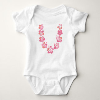 Body Aloha combinaison de bébé : Ketmie de corail Lei