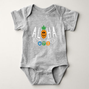Body Aloha Pineapple Design - Bodysuit Baby Jersey