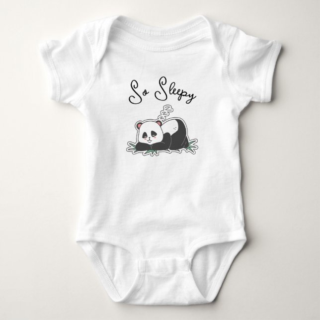 Body Alors Panda Endormi – Minimalisme Mignon (Devant)