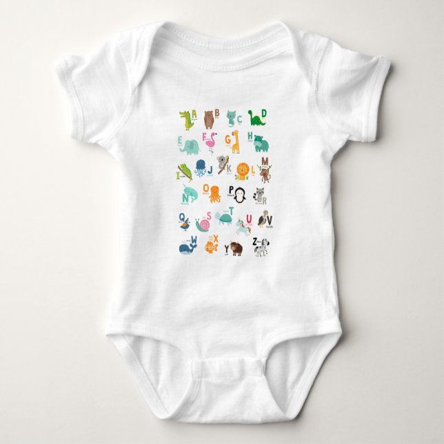 Body Alphabet de doodle animal (Devant)