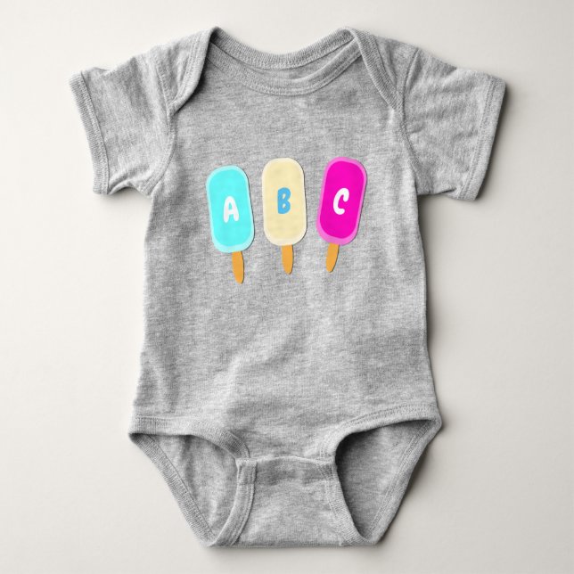 Body Alphabet de la crème glacée estivale (Devant)