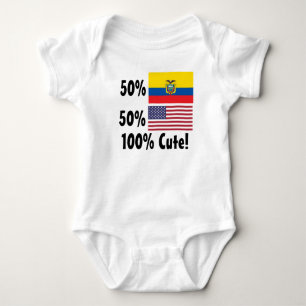 Body Américain de l'Ecuadorian 50% de 50% 100% mignon