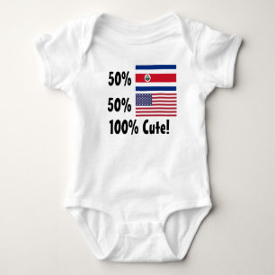 Body Américain de Rican 50% de côte de 50% 100% migno